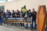 Durante protesto de policiais civis em Juazeiro, Rui Correria abandona seu candidato