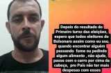Ex-jogador pede que apoiadores de Bolsonaro atropelem pessoas que passam fome