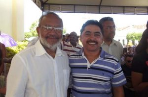 Prefeito Salvador Lopes e o deputado estadual Roberto Carlos  