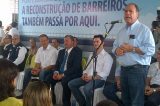 Ministro da Integração Nacional participa de inauguração de ponte em Barreiros