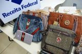 Receita Federal apreende 7,5 mil bolsas falsificadas em lojas