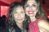 Luciana Gimenez negocia entrevista exclusiva com Steven Tyler