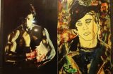Sylvester Stallone exibe suas pinturas em São Petersburgo, Rússia
