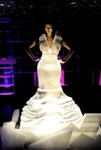Amazing Ice Dress At Liverpool One Ice Festival 2013