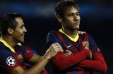 Liga dos Campeões: Neymar faz três na goleada do Barça