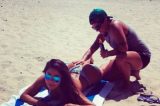 Thammy Miranda curte dia de sol com a nova namorada