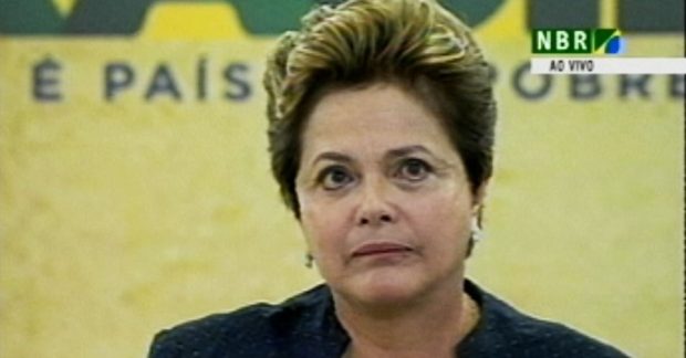 Dilma chorando