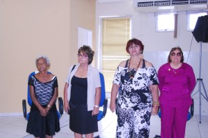 As quatro homenageadas