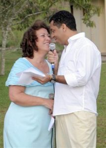 Ideli e subtenente Jefferson se casam em 2009