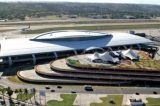Policiais federais de Pernambuco fazem panfletaço no Aeroporto Policiais federais de Pernambuco fazem panfletaço no Aeroporto