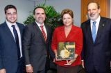 Lossio e Armando conversam com Dilma em Brasília