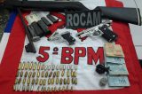 Policiais do 5º BPM apreendem Armas de Fogo e Munição em Petrolina