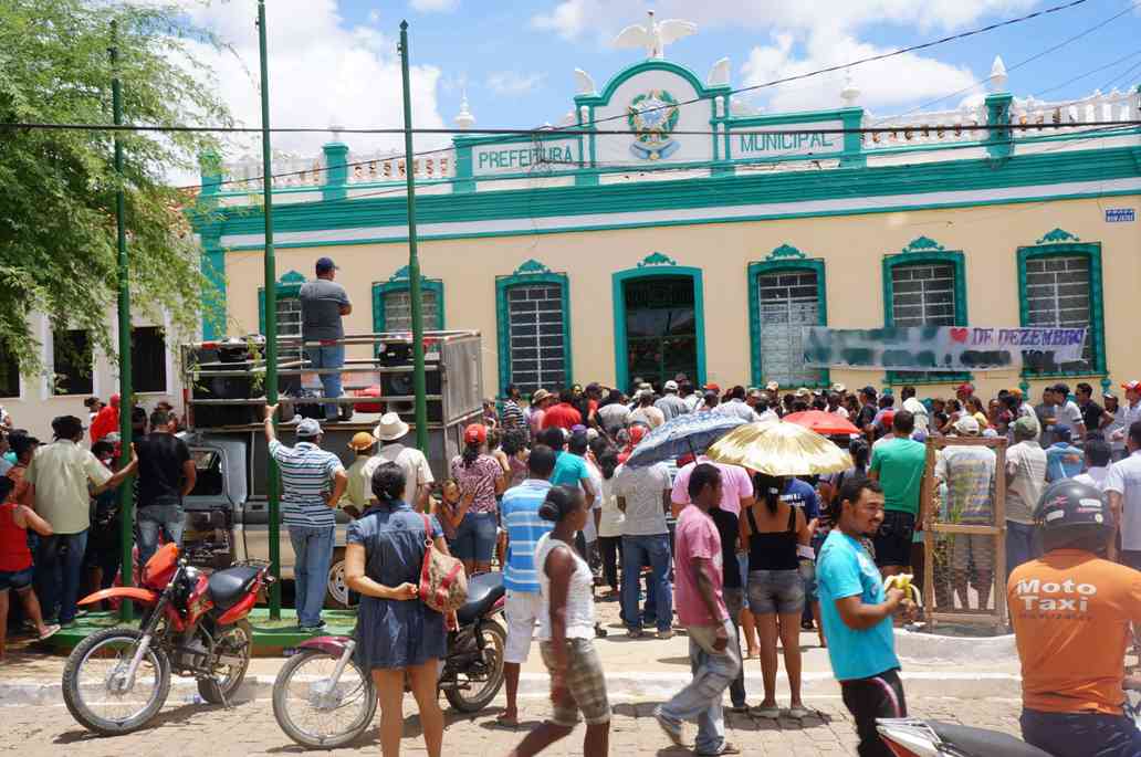 manifestação em curaçá