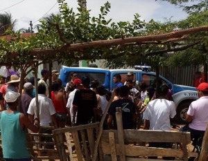 manifestação polícia militar presente