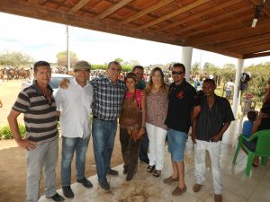 Adalberto Cavalcanti com amigos na Pega de Boi do Muquém