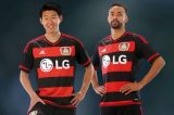 Flamengo volta a ser inspiração para equipe alemã em novo uniforme, desta vez o Bayer Leverkusen