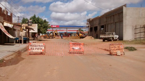 rua interditada