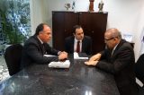 Fernando Bezerra Coelho recebe ministro Eliseu Padilha e governador Paulo Câmara