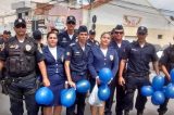 Guarda Municipal de Petrolina participa da 1ª Marcha Azul Marinho em Caruaru