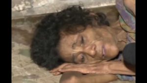 idosa morta de fome
