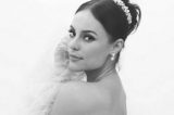 De topless, Paolla Oliveira posa de noiva