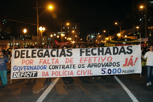 policia civil greve