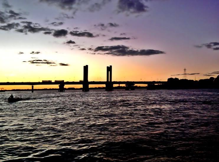 rio sao francisco ponte a noite