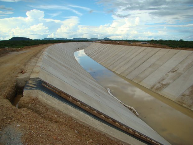 transposição canal seco