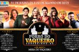 Artistas regionais vão abrilhantar a Festa do Vaqueiro de Sobradinho