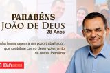 Odacy Amorim homenageia os 28 anos do bairro João de Deus