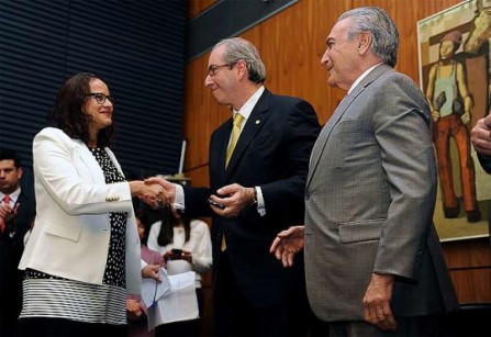 luciana santos e temer e cunha