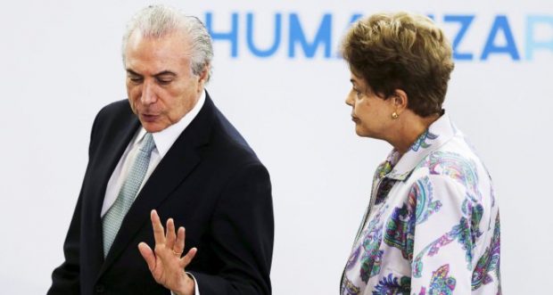 michel temer mandando dilma tomar no cu