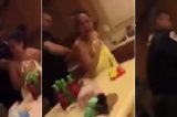 Policiais invadem casa e prendem mulher nua