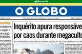 O Globo é condenado por publicar notícia sem investigar veracidade