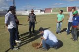 Deputado Zó visita Estádio Adauto Morais