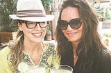Luiza Brunet e Vanessa juntas curtindo