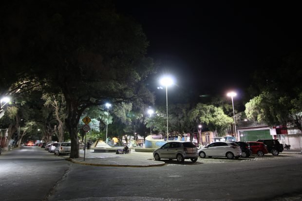 catedral praça noite