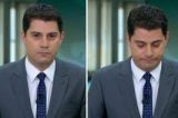 Evaristo Costa se emociona com reportagem e chora ao vivo no “Jornal Hoje”