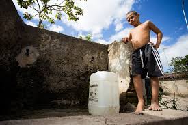 falta de agua