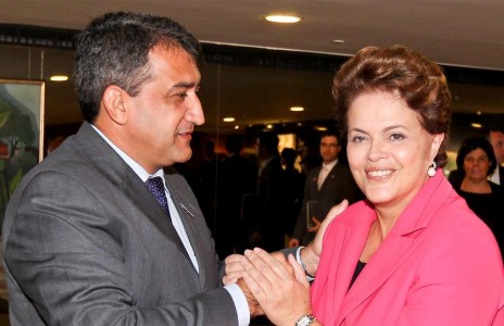 isaac com dilma