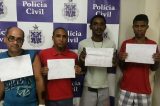 Polícia prende ladrões de ônibus e receptadore
