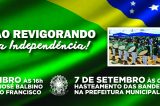 Desfile cívico- militar, nas homenagens à Pátria em Sobradinho