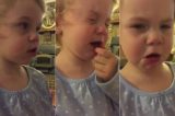 Menina de dois anos chora ao ouvir do pai que ela não tem namorado