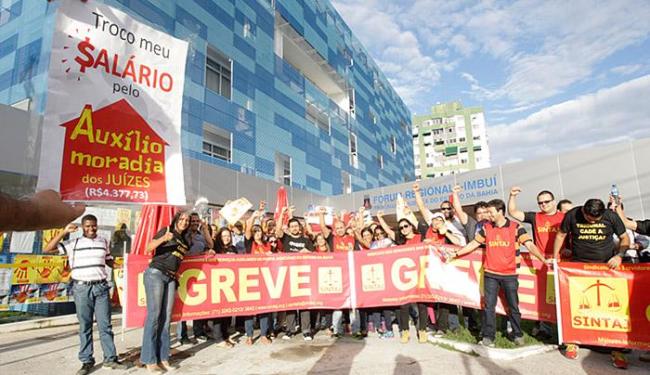 greve servidores da justiça