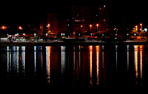 orla de petrolina a noite