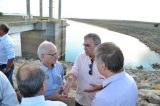 Presidente da Codevasf visita local de obras civis para implantação de flutuantes no lago de Sobradinho