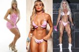 Saradas! Relembre as famosas que mudaram o corpo com muita malhação; compare Saradas! Relembre as famosas que mudaram o corpo com muita malhação; compare