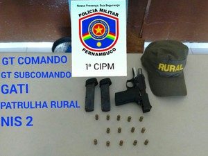 armamento apreendido