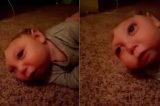 Bebê que nasceu sem parte do cérebro comove em vídeo onde fala com os pais