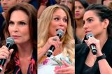 Susana Vieira dá bronca em sexóloga do “Altas Horas” e alfineta Cleo Pires